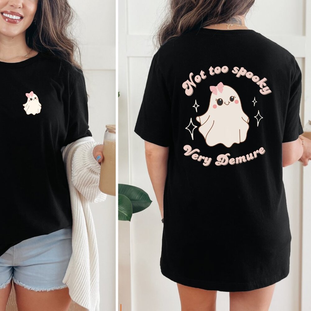 NOT TOO SPOOKY VERY DEMURE TEE